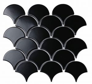 TER Mini Gloss Black Fan Mosaic